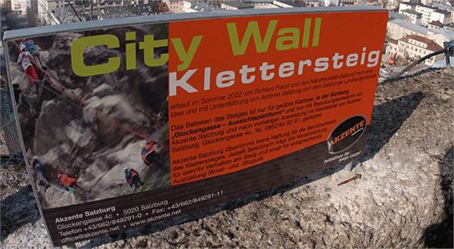 City Wall Klettersteig