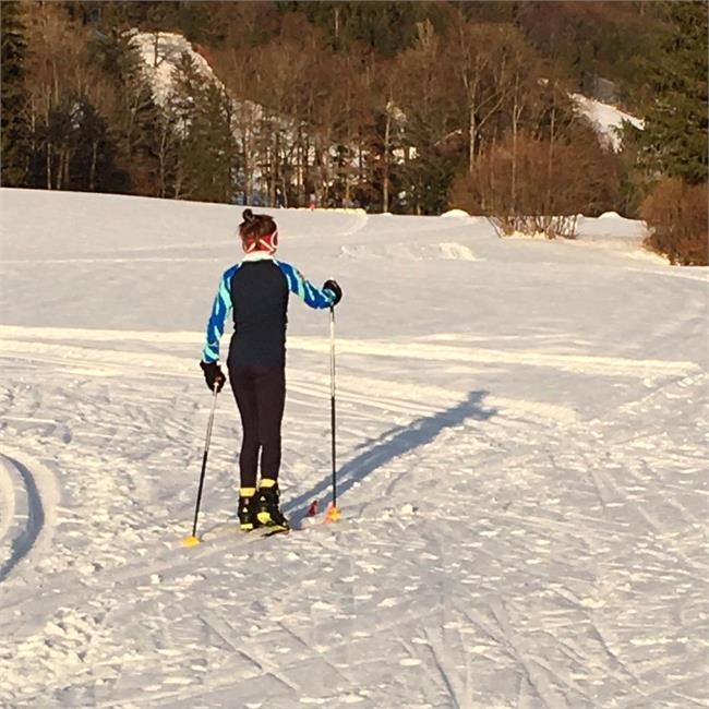 Cross country ski trail Hinterwinkl